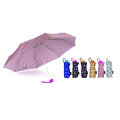 Pompon 3 Fold Manual Aluminium Light Umbrella (YS-3FM21083946R)